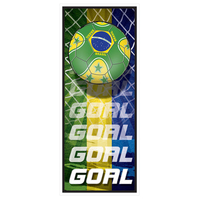 Brasil Soccer Door Cover - All-Weather 6ft x 30in