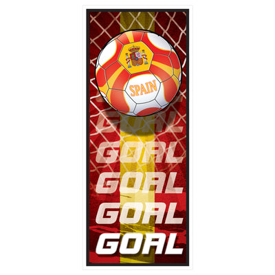 Spain Soccer Door Cover - All-Weather 6ft x 30in