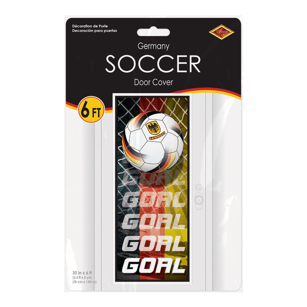 Germany Soccer All-Weather Door Cover - 6ft x 30in