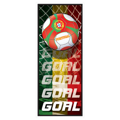 Portugal Soccer Door Cover - All-Weather Sports Decor