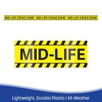 Mid-Life Crisis Zone Party Tape - 3 Inch x 20 Ft Roll - view 4