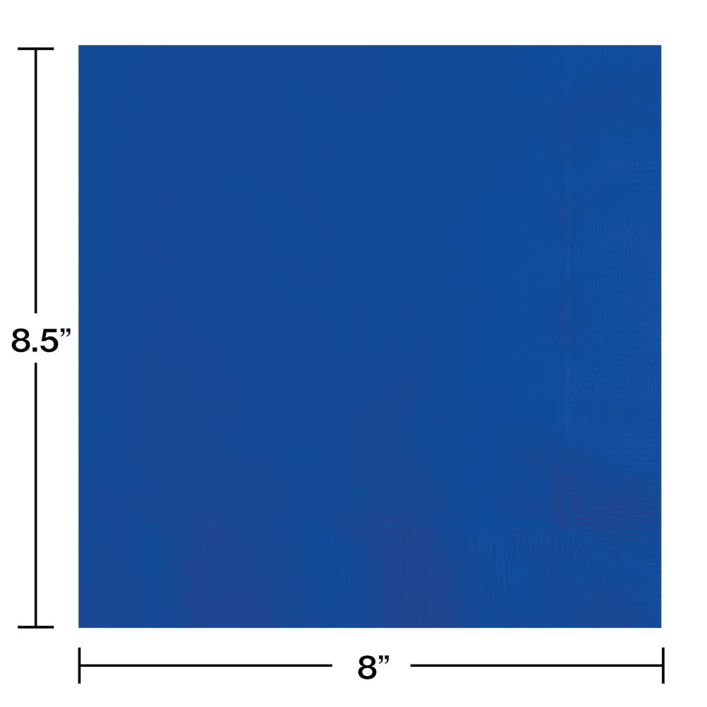 250ct Bulk Cobalt Blue Dinner Napkins 3 Ply