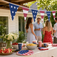 Americana Fabric Pennant Party Banner