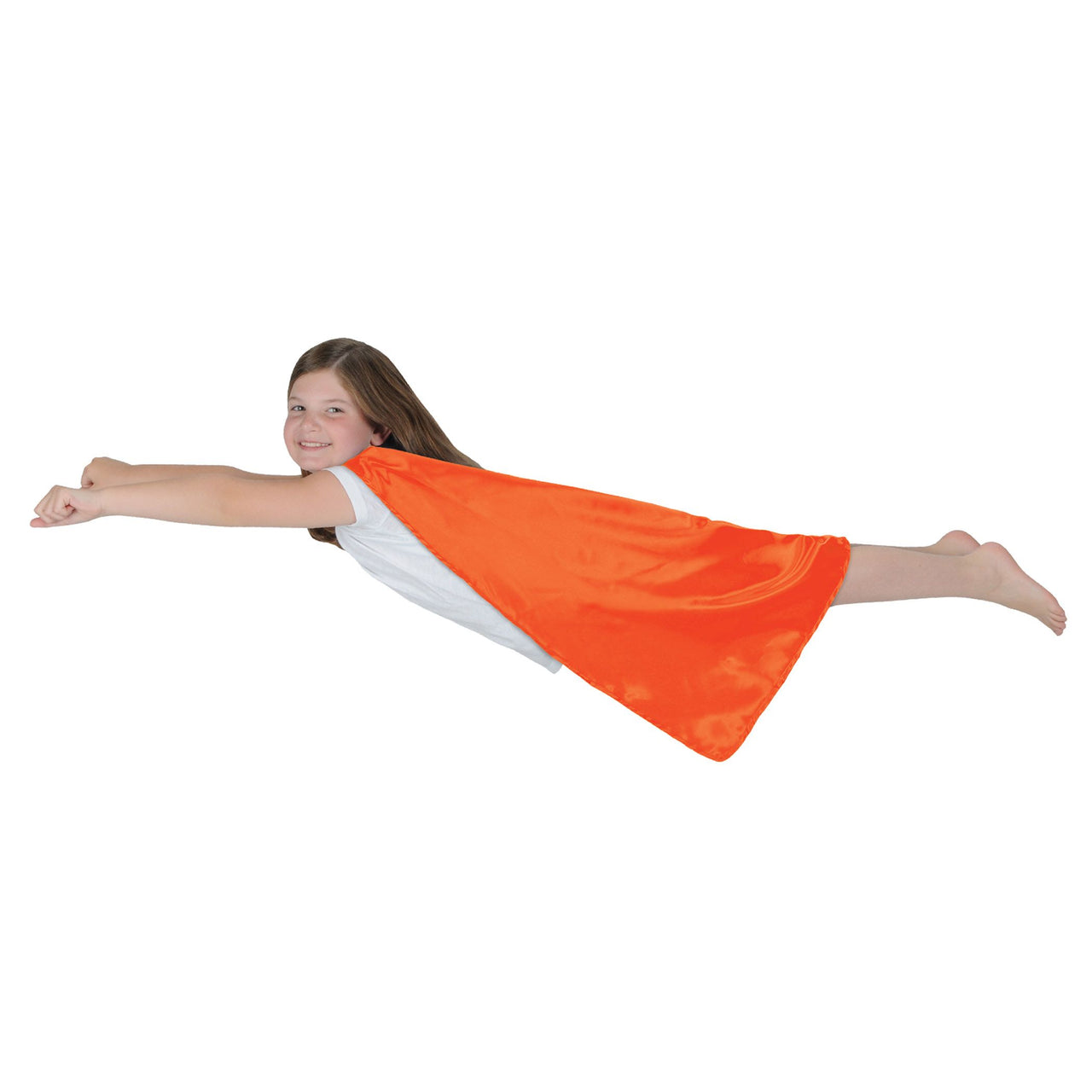 Orange Fabric Cape with String Tie - Spirit & Hero Costumes