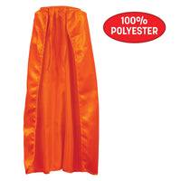 Orange Fabric Cape with String Tie - Spirit & Hero Costumes