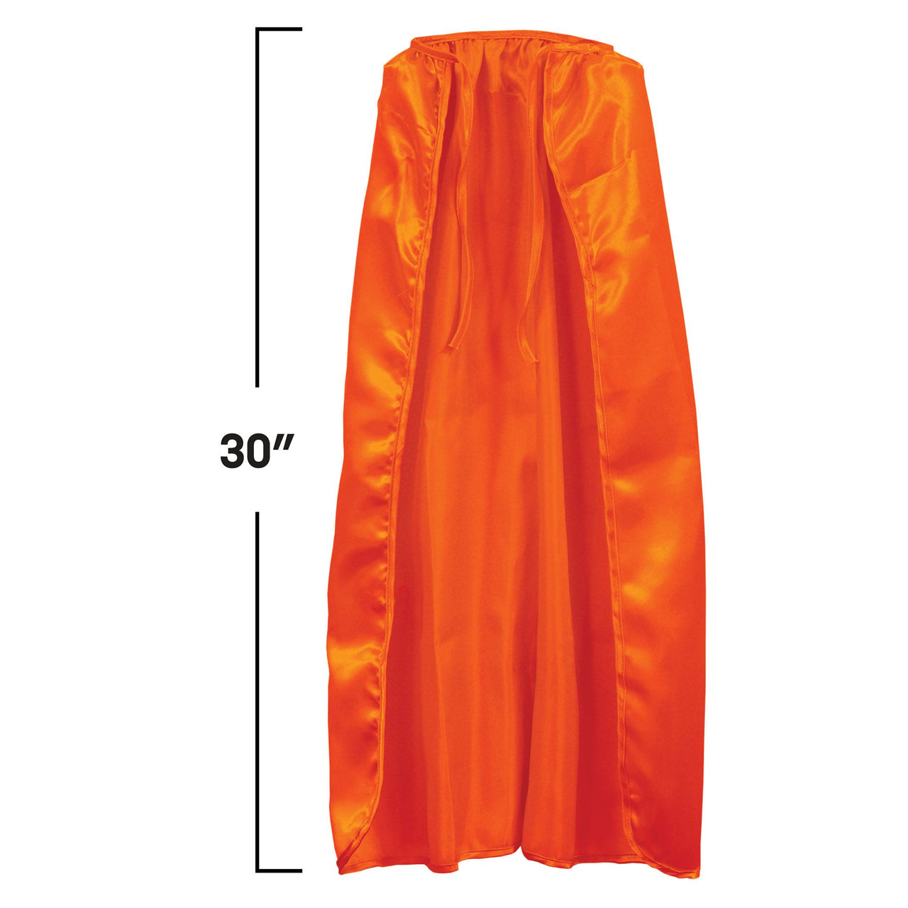 Orange Fabric Cape with String Tie - Spirit & Hero Costumes