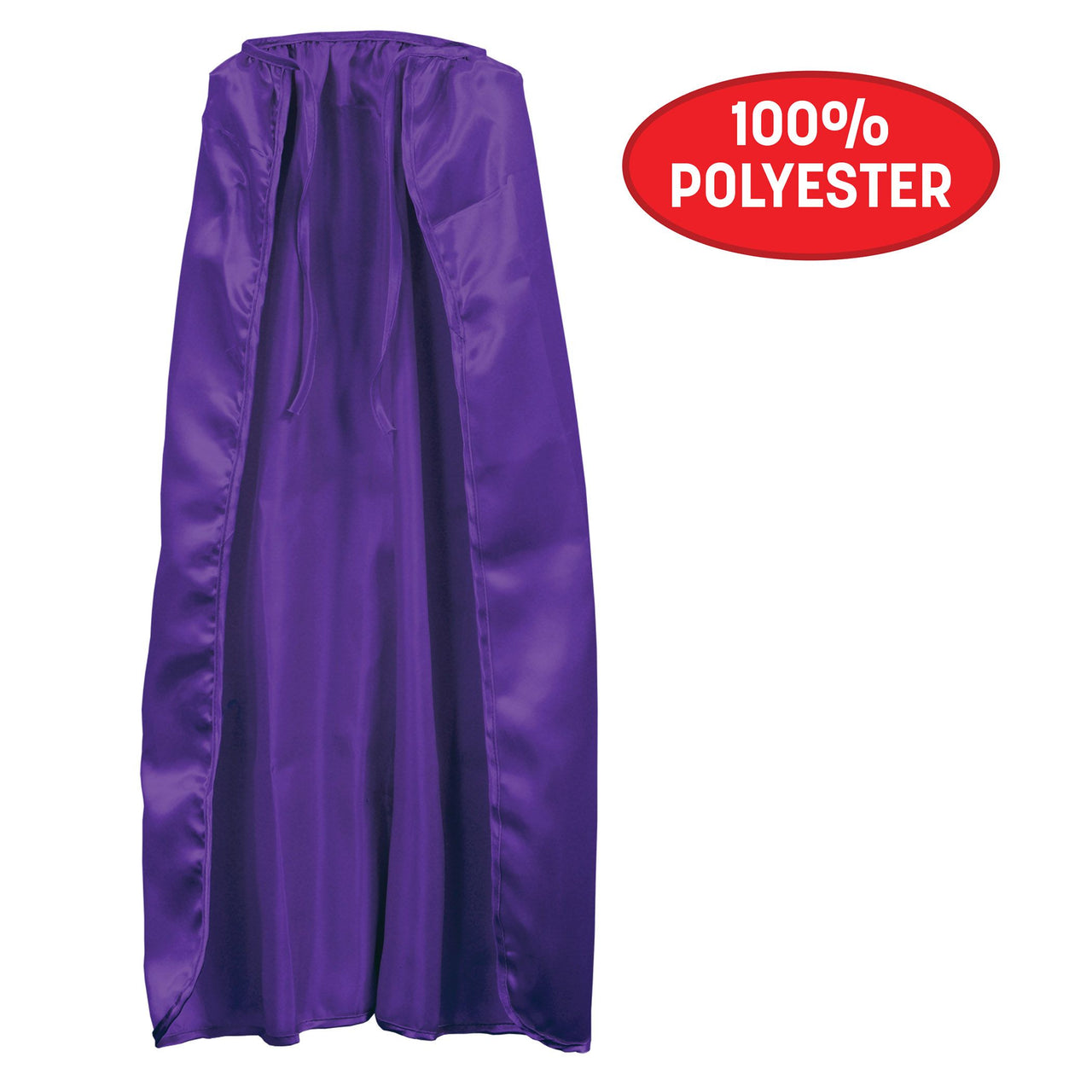 Purple Fabric Cape - 30-inch Spirit Color Accessory