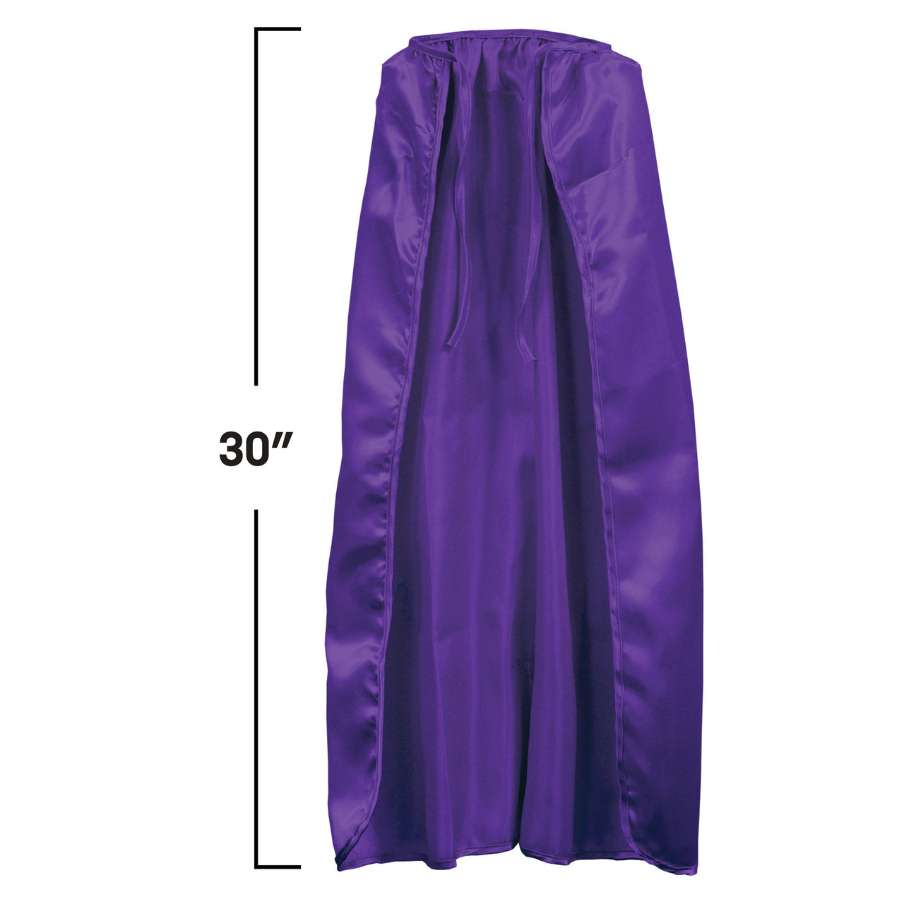 Purple Fabric Cape - 30-inch Spirit Color Accessory