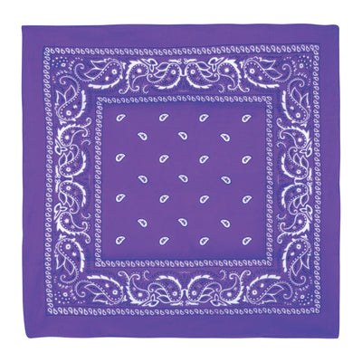Purple Bandana - 22" x 22" Spirit & Western Accessory