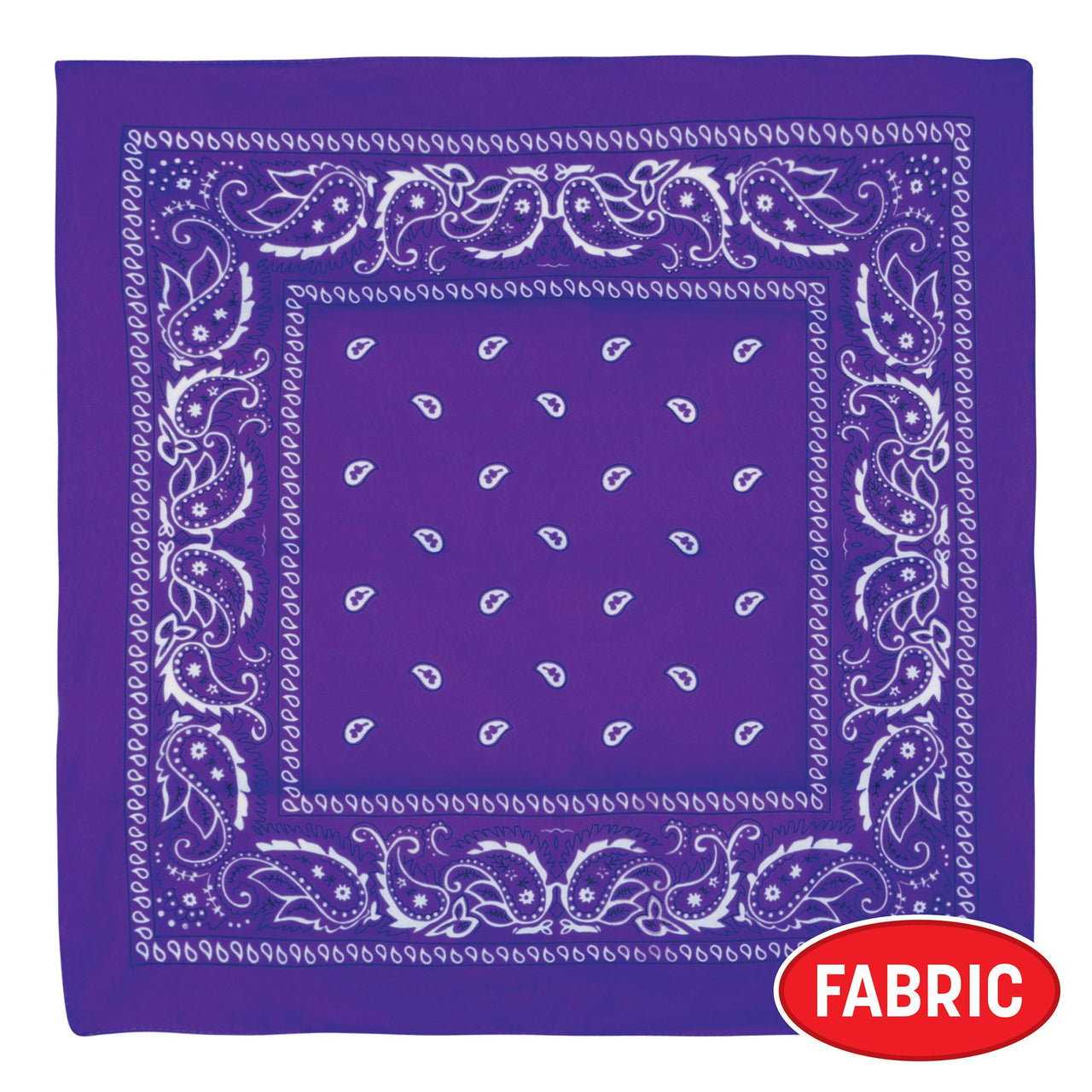 Purple Bandana - 22" x 22" Spirit & Western Accessory