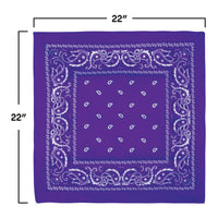 Purple Bandana - 22