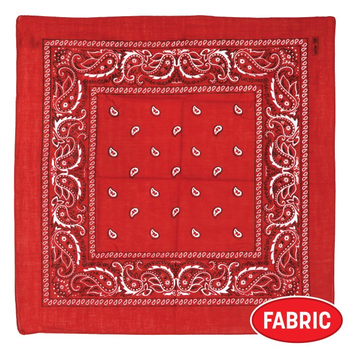 Red Bandana - 22" x 22" Spirit & Western Accessory