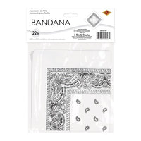 Classic White Bandana - 22