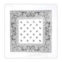 Classic White Bandana - 22