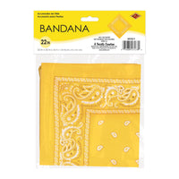 Vibrant Yellow Bandana - 22