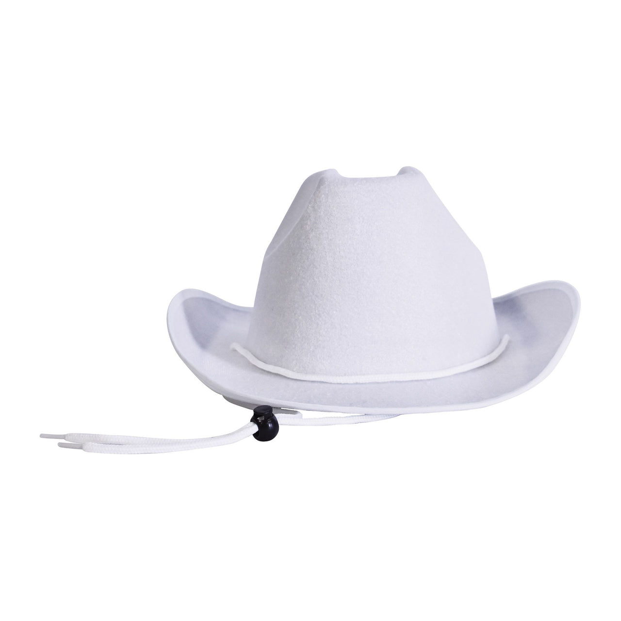 White Velour Cowboy Hat - One Size Fits Most