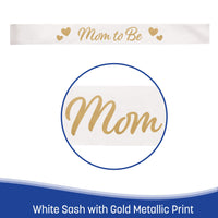 Mom-to-Be Headband & Satin Sash Set - Baby Shower Essentials - view 5