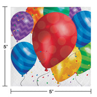 Balloon Blast Beverage Napkins (192/case)