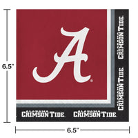 240ct Bulk University of Alabama Luncheon Napkins