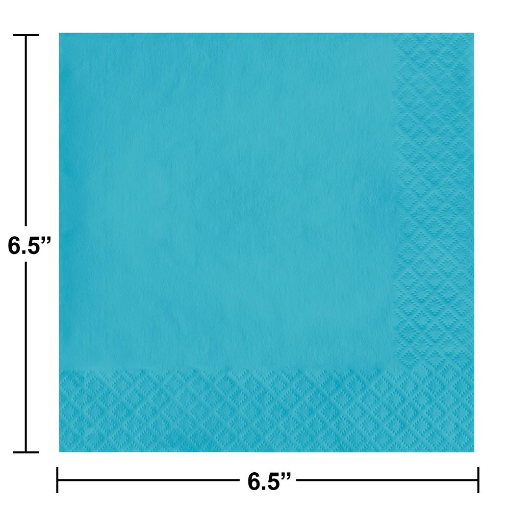 Bulk Bermuda Blue Luncheon Napkins 3 ply (500 per Case)