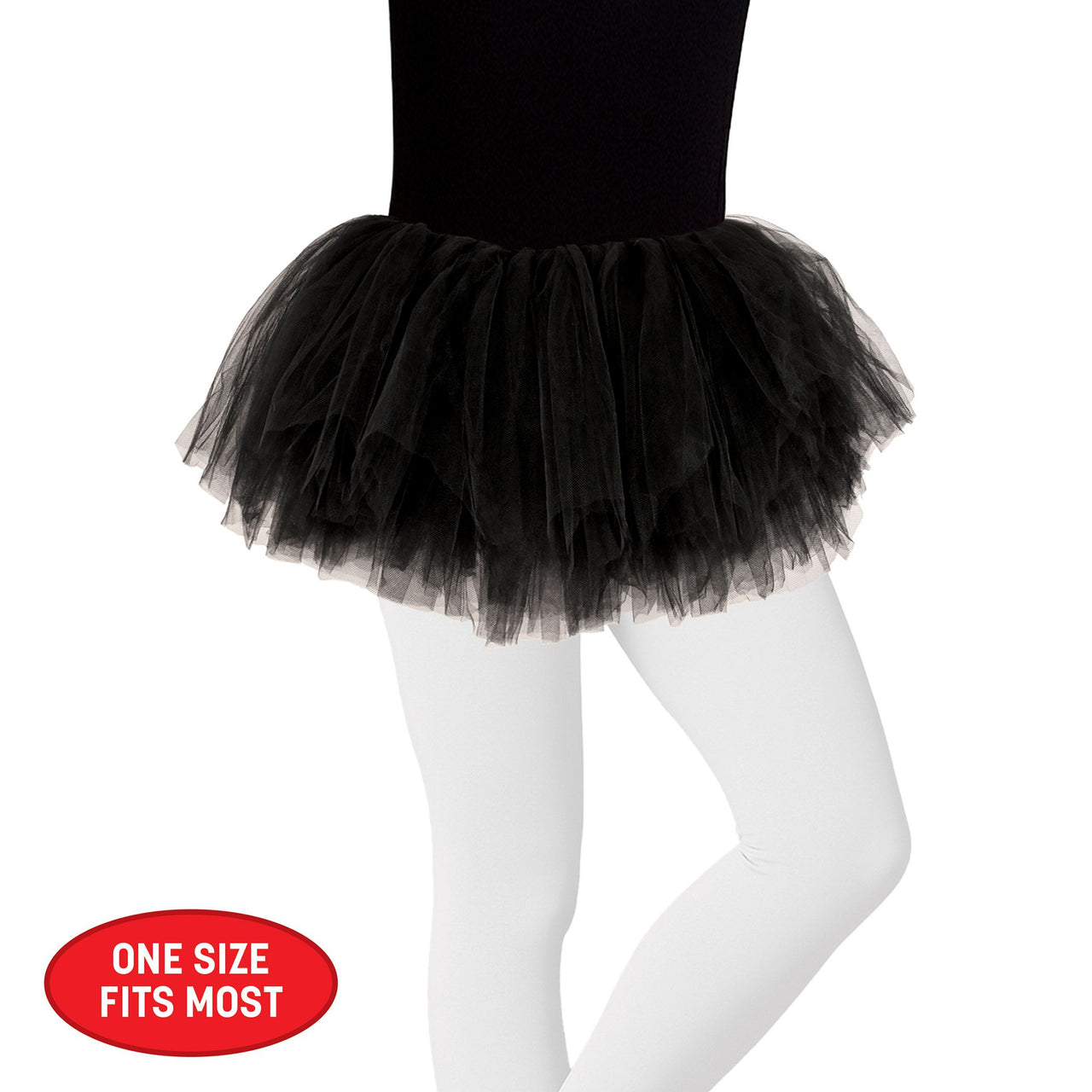 Black Tutu Skirt - One Size Fits Most for Costumes