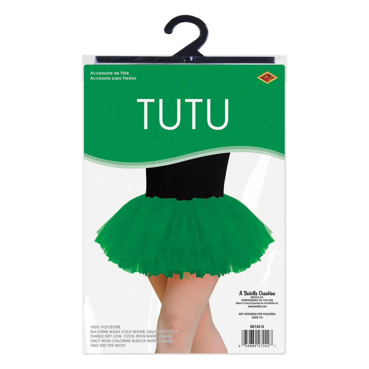 Green Tutu Skirt - One Size Fits Most - Spirit & Halloween