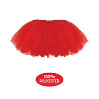 Red Tutu Skirt - One Size Fits Most for Spirit & Halloween