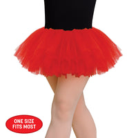 Red Tutu Skirt - One Size Fits Most for Spirit & Halloween