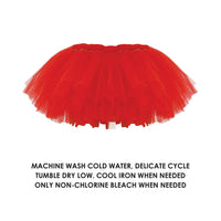 Red Tutu Skirt - One Size Fits Most for Spirit & Halloween