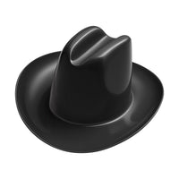 Mini Black Cowboy Hats - 3-Pack Plastic Western Party Favors
