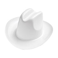 White Miniature Plastic Cowboy Hats - 3 Pack