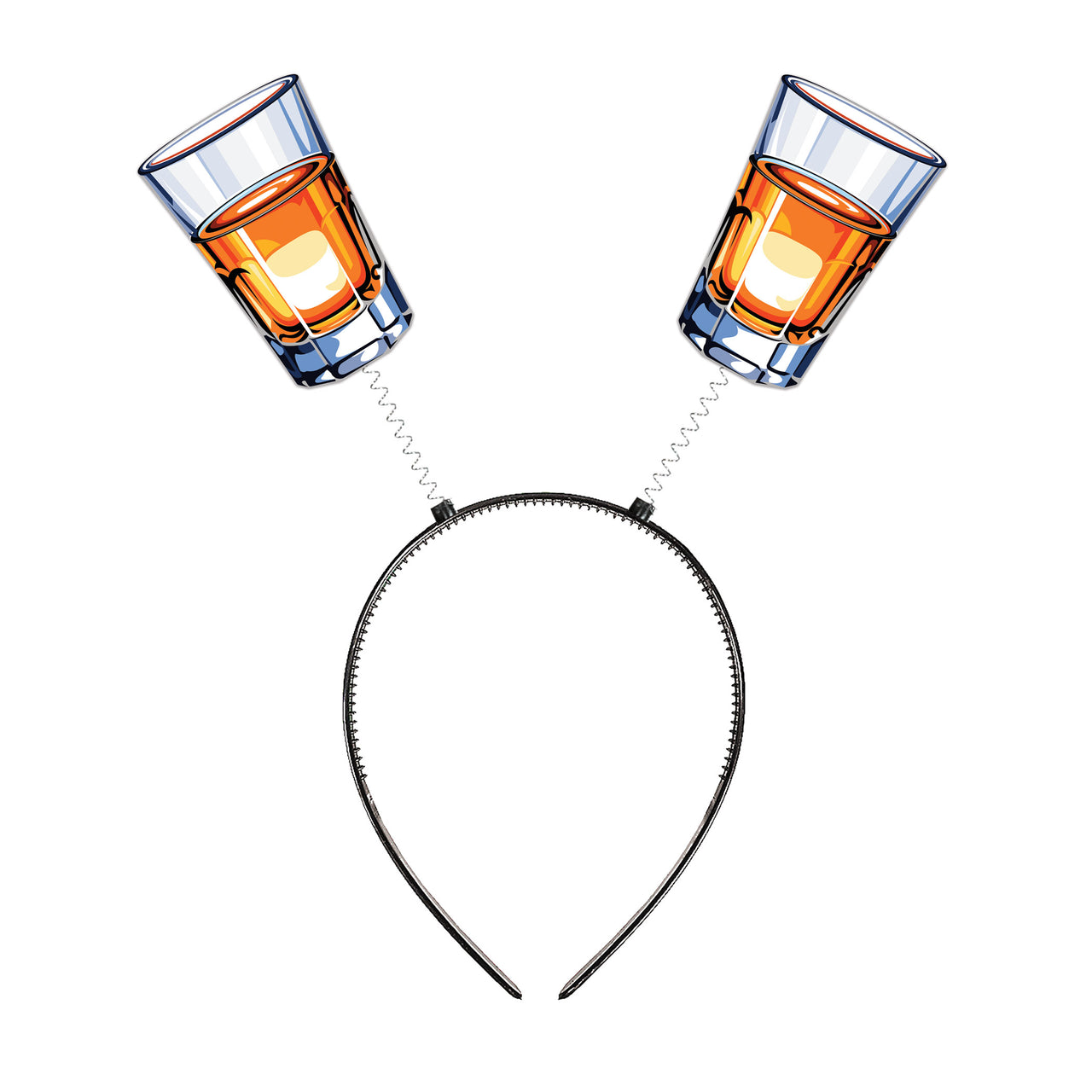 Shot Glass Boppers - Snap-On Headband Party Accessory