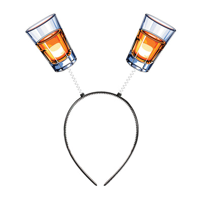 Shot Glass Boppers - Snap-On Headband Party Accessory