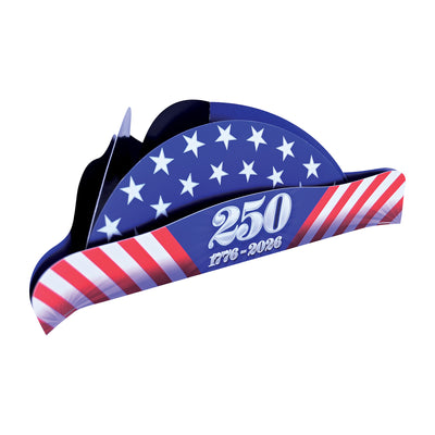 Semiquincentennial Tricorn Hats - 2 Pack Paper Hats