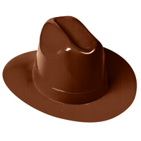 Brown Plastic Cowboy Hat - One Size Fits Most | Western Style