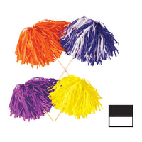 Black & White Football Tissue Pom Pom - 320 Strand Spirit