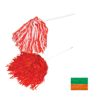 Green & Orange Poly Shaker - 512 Strand, Shakers, Football, School Spirit, Sports