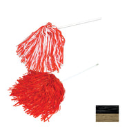 Black & Gold Poly Shaker - 512 Strand, Shakers, Football, School Spirit, Sports