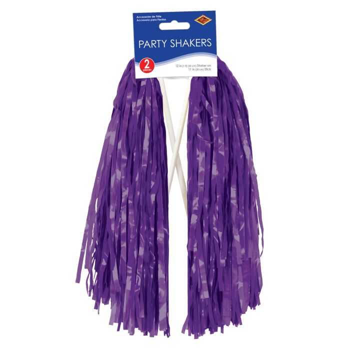 Purple Poly Pom Poms - 512 Strand (2/Pkg)