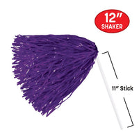 Purple Poly Pom Poms - 512 Strand (2/Pkg)