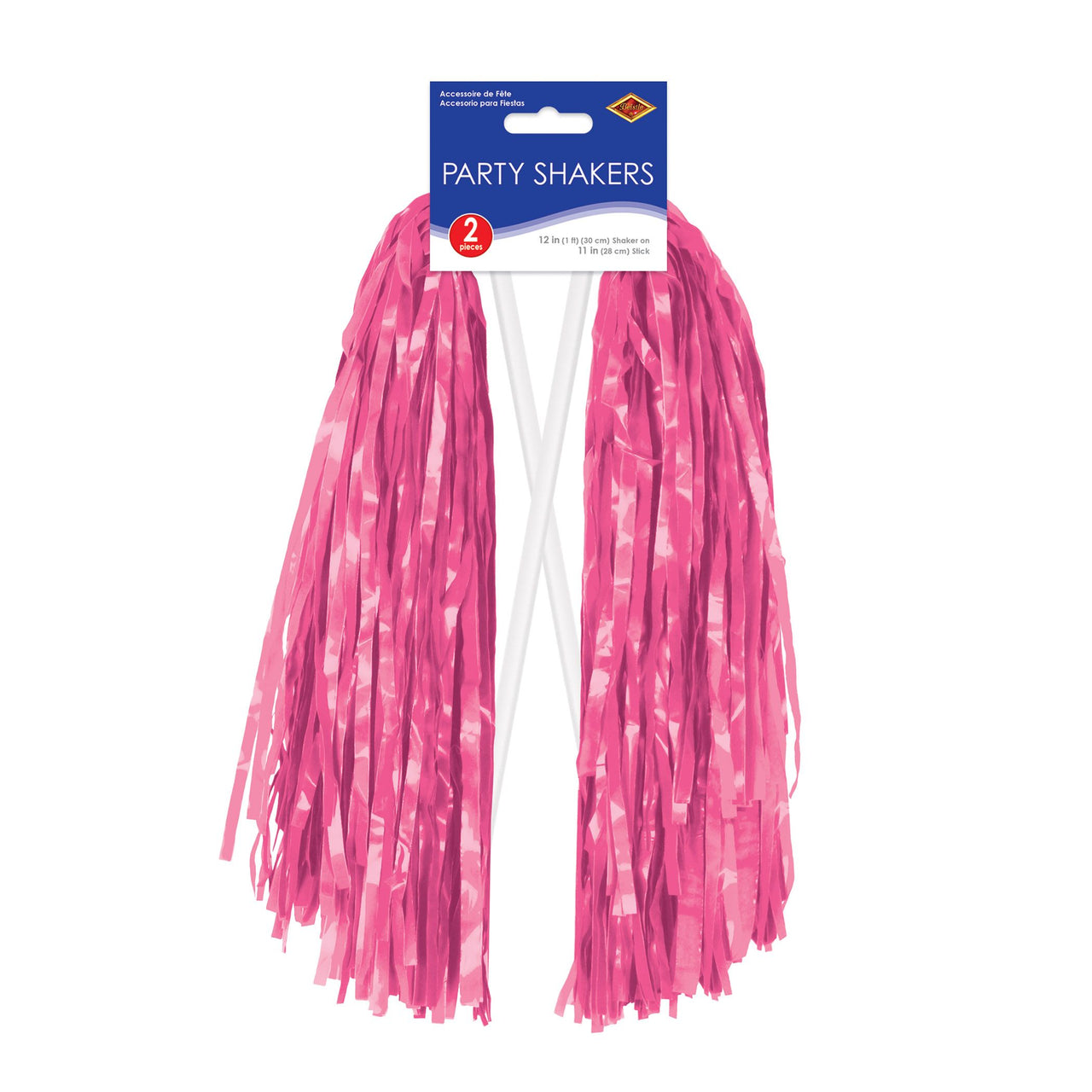 Pink Poly Pom Poms - 512 Strand (2/Pkg)