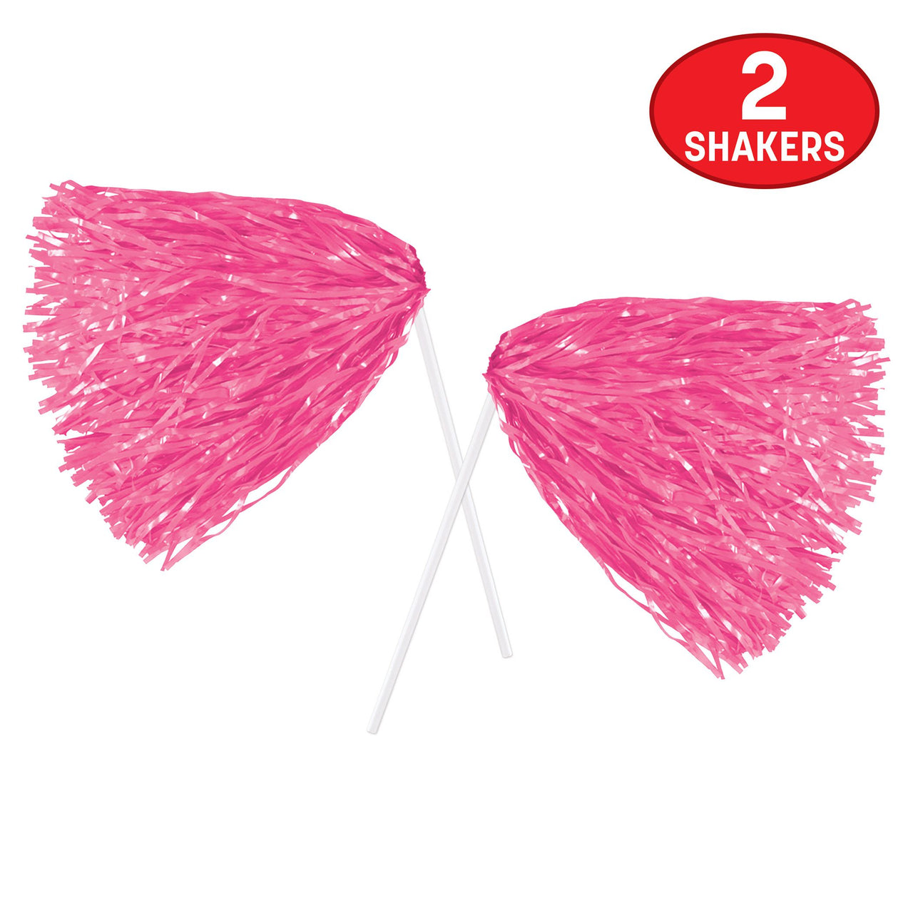 Pink Poly Pom Poms - 512 Strand (2/Pkg)
