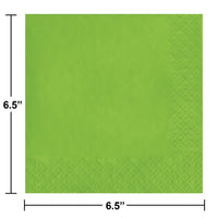 Bulk Fresh Lime Green Value Friendly Luncheon Napkins (240 per Case)