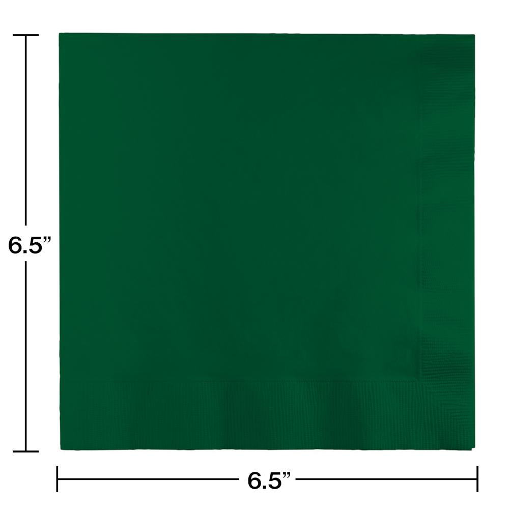 Bulk Hunter Green 2 Ply Luncheon Napkins (600 per Case)