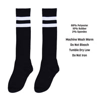 Black Knee Socks - One Size Fits Most for Spirit & Costumes