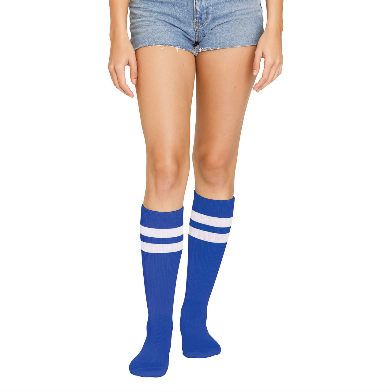 Blue Knee Socks - One Size Fits Most for Spirit & Costumes