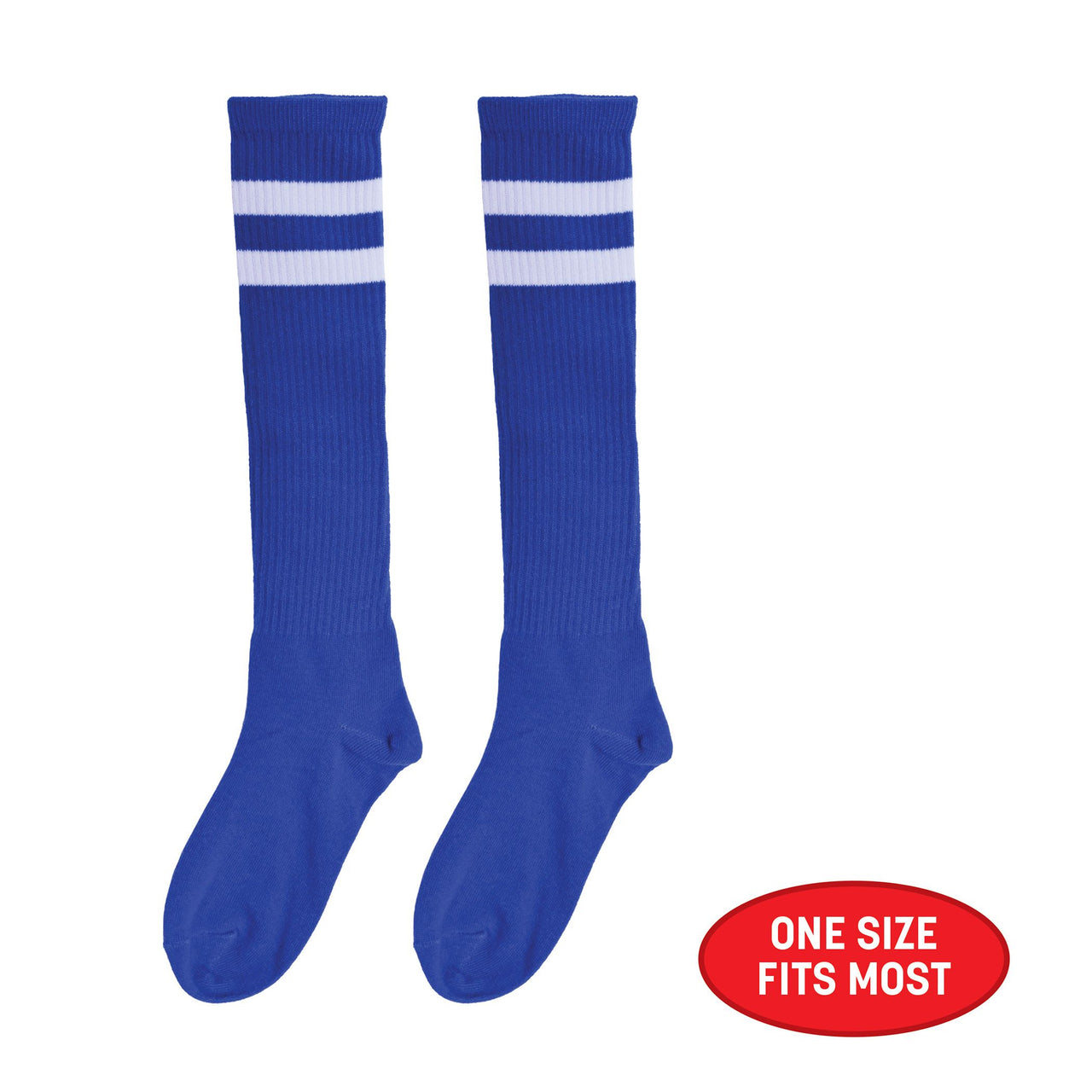 Blue Knee Socks - One Size Fits Most for Spirit & Costumes