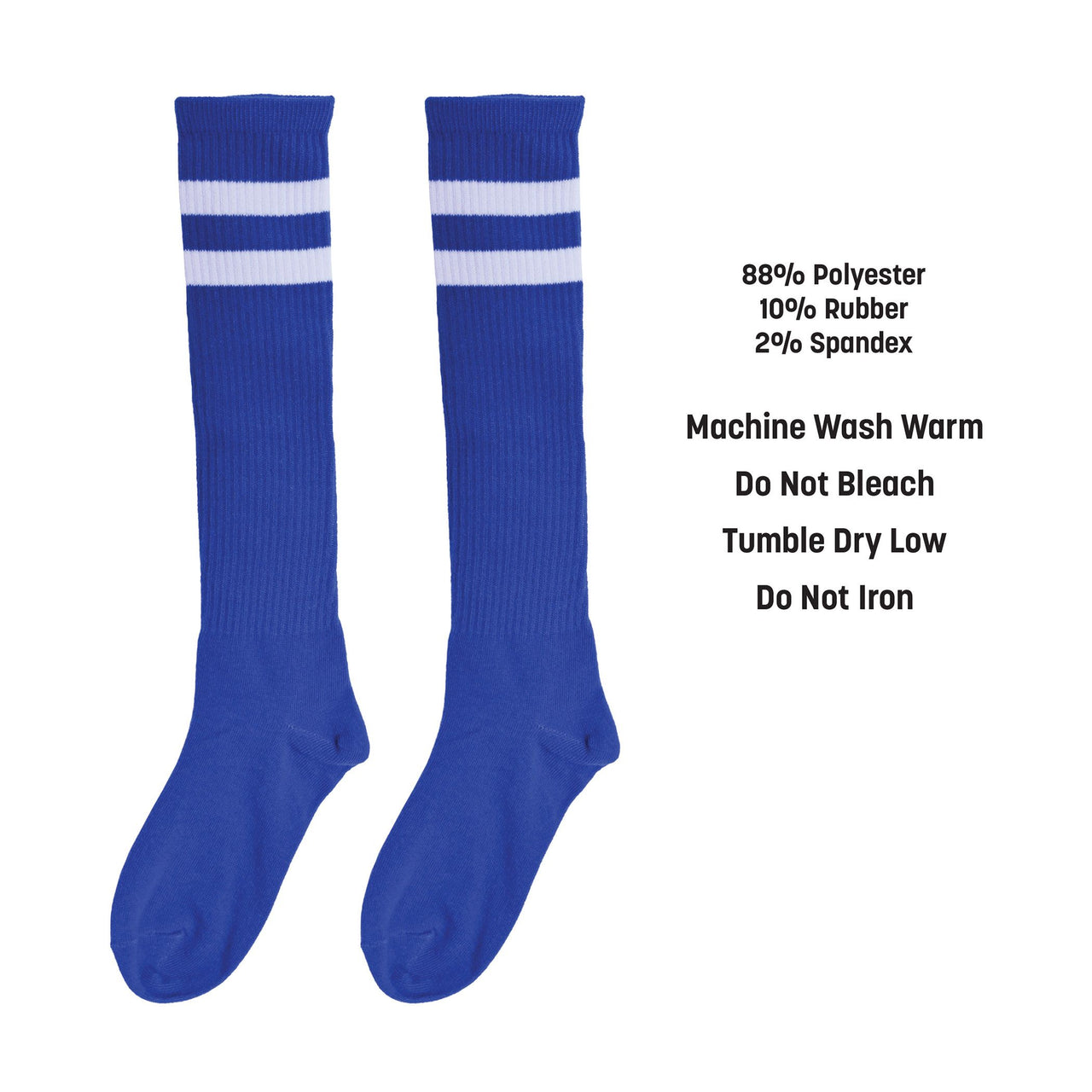 Blue Knee Socks - One Size Fits Most for Spirit & Costumes