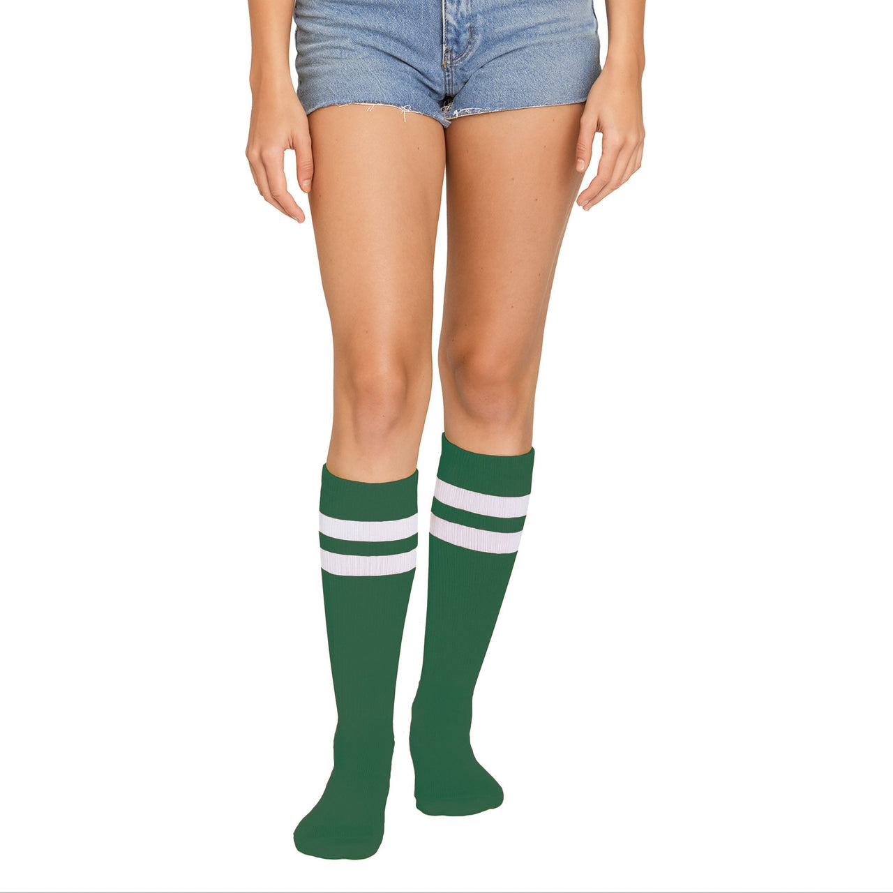 Green Knee Socks - One Size Fits Most