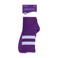Purple Knee High Socks - Spirit, School & Halloween